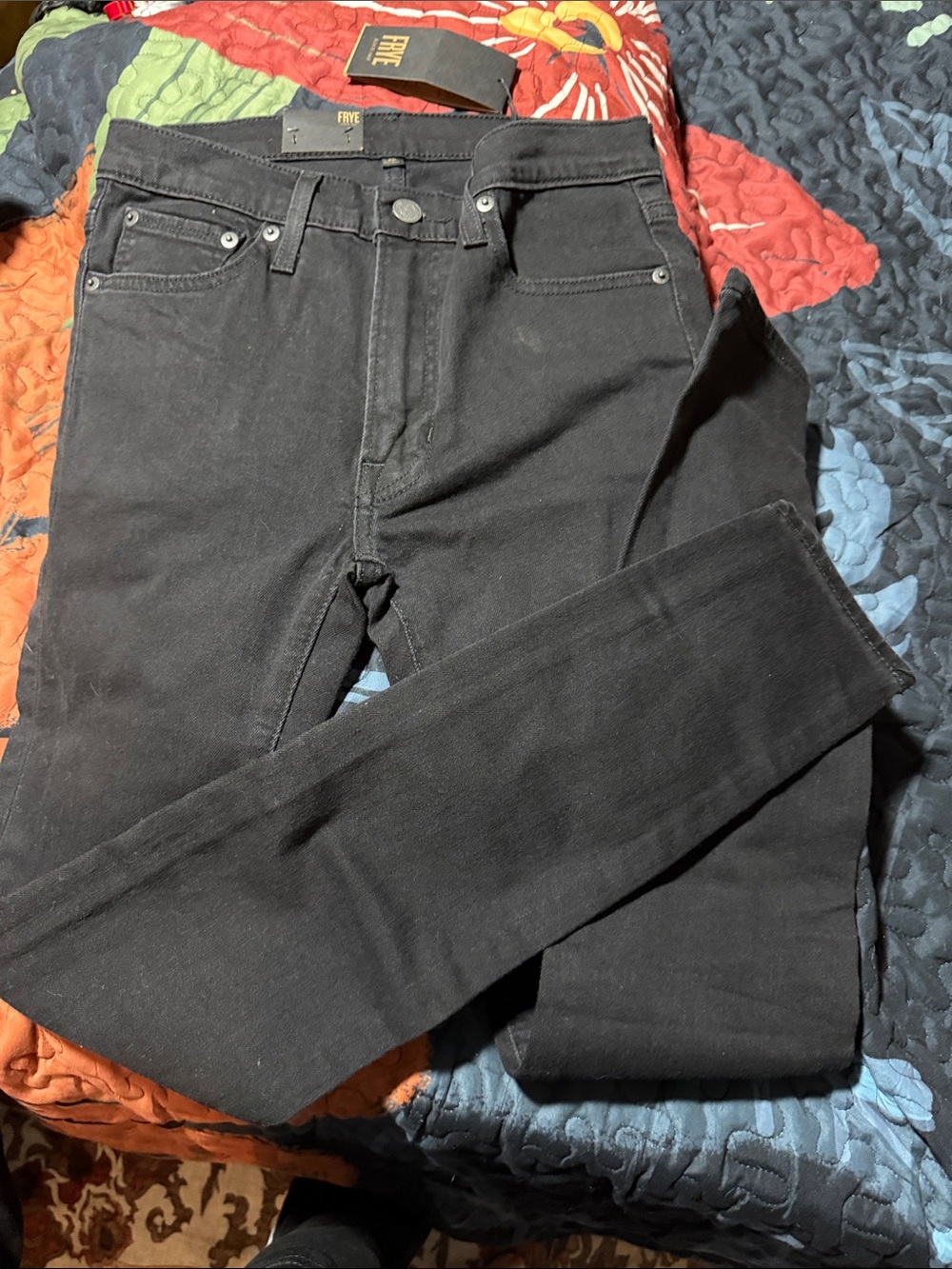 FRYE women’s Black Skinny Frye Addie skinny mid-ride Jeans 26 w/29” inseam nwt